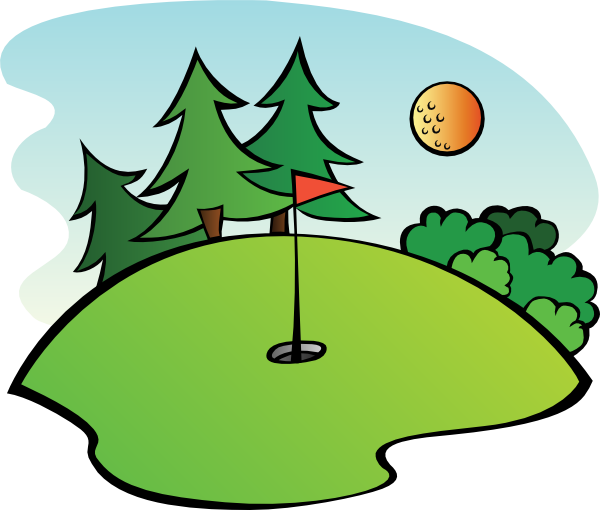 600x510 Free Cartoon Golf Clip Art Golf Course Clip Art Birdhouses