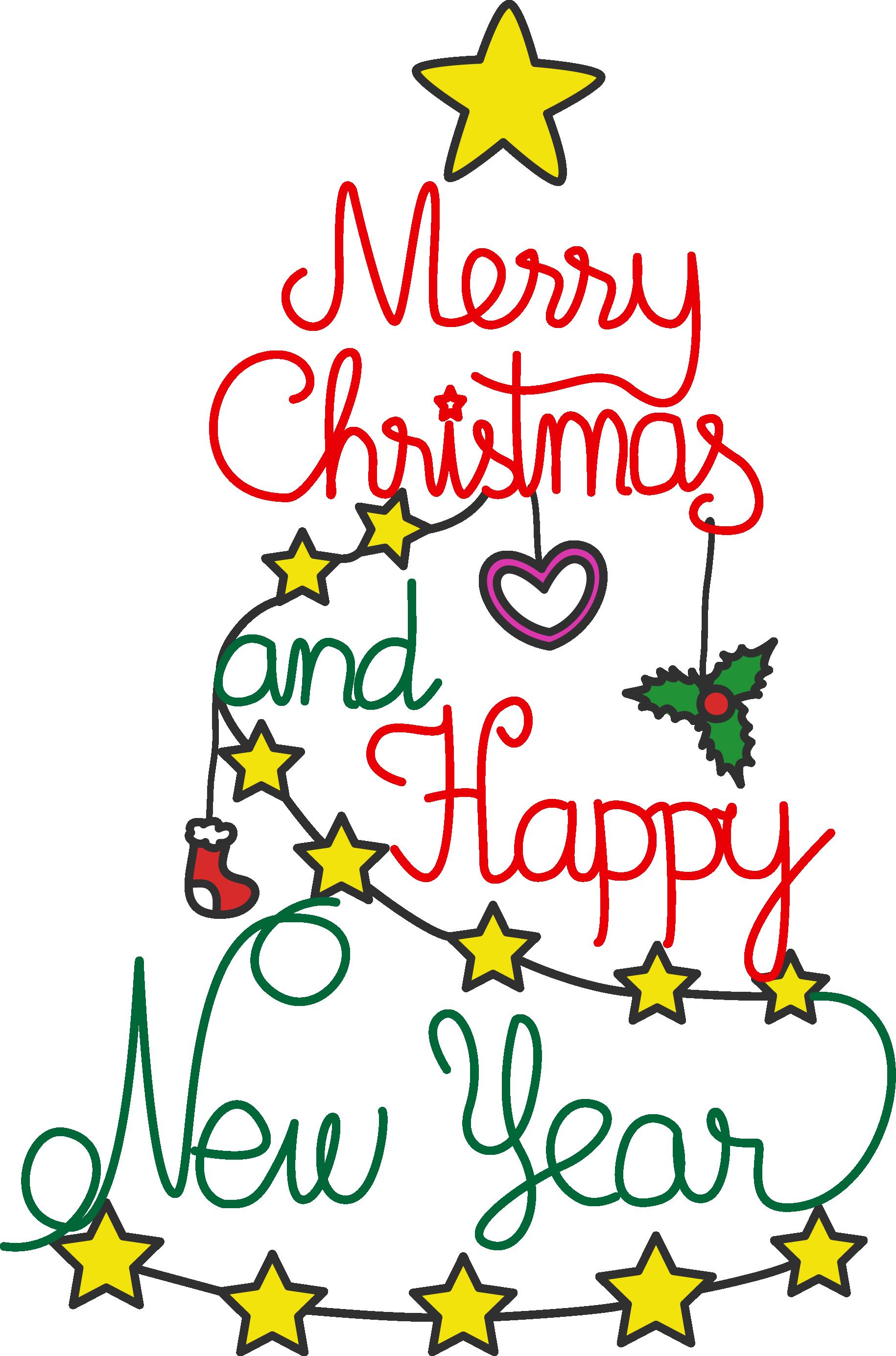 1830x2770 Merry Christmas And Happy New Year Clip Art Merry Christmas