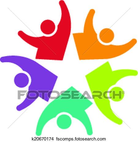 450x464 Clipart Of Vector Icon Happy Team Star K20670174