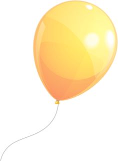Orange Balloon Clipart