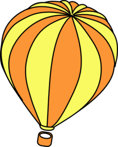 240x299 Hot Air Balloon One Clip Art