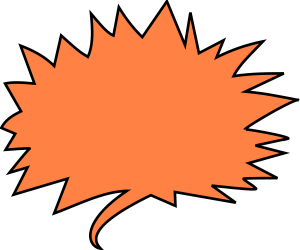 300x250 Shout Balloons Clip Art Download
