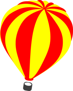 240x300 Yellow Clipart Hot Air Balloon
