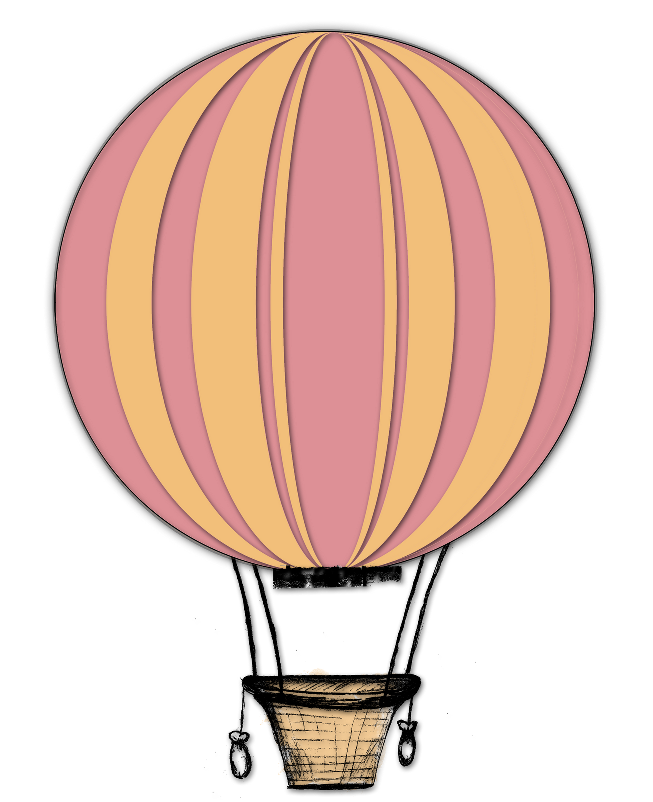 1304x1600 Air Balloon Clip Art 3