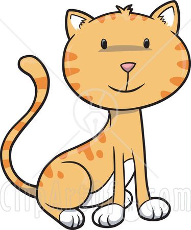 374x450 Clipart Of A Cat