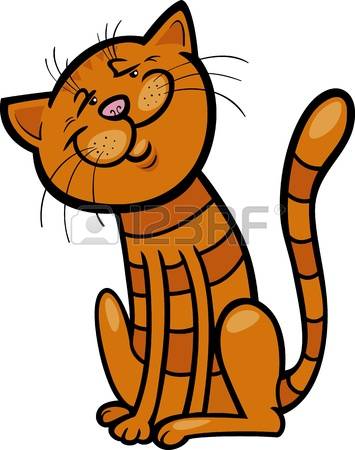 355x450 Tabby Cat Clipart Stripe