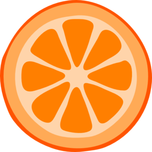 297x297 Orange Slice Clip Art