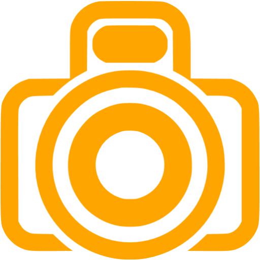 512x512 Orange Clipart Camera