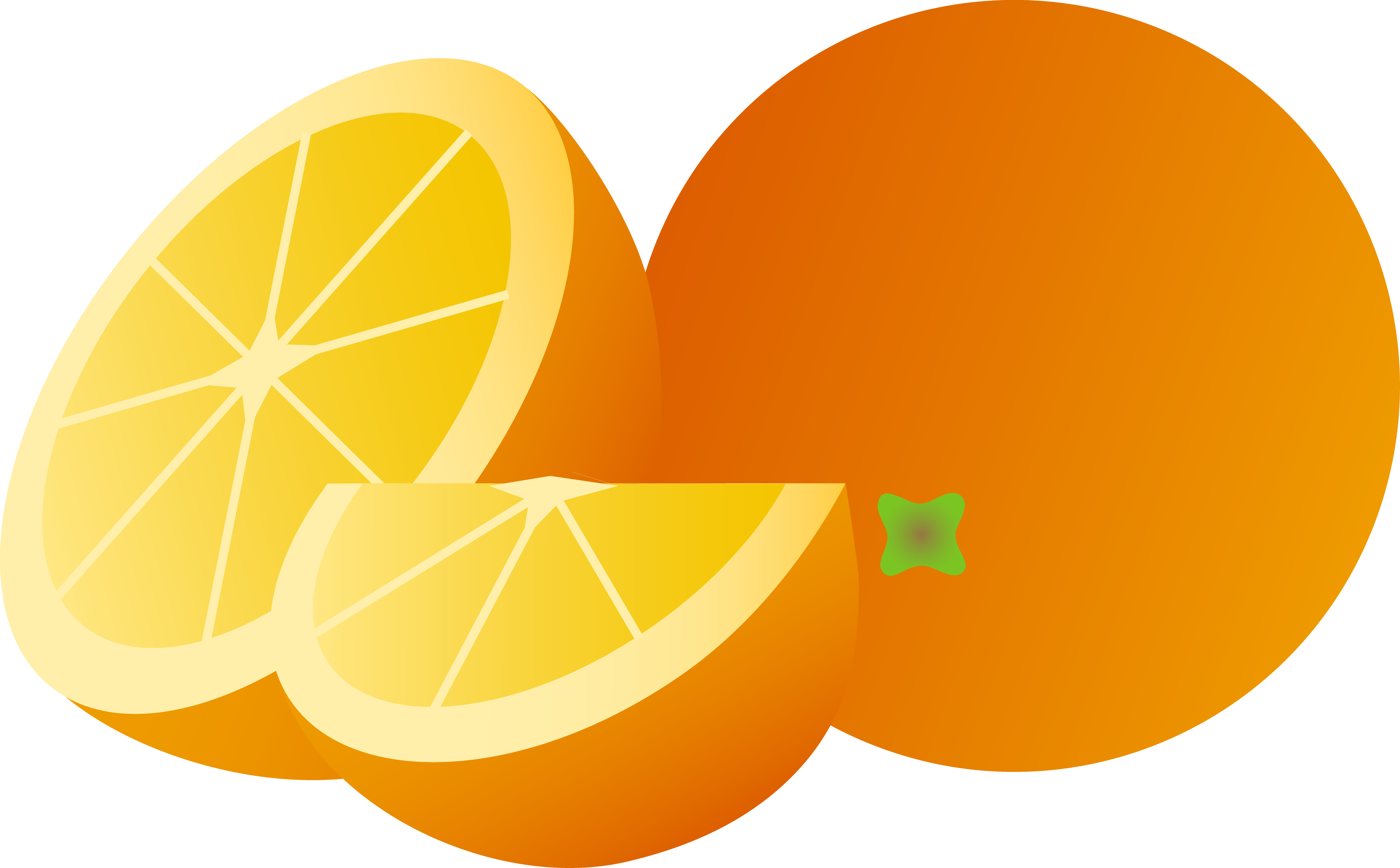 5865x3635 Best Orange Clip Art