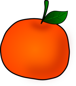 264x299 Orange Clip Art