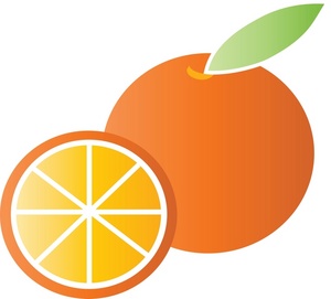 300x271 Fruit Clipart Image Orange Image 3