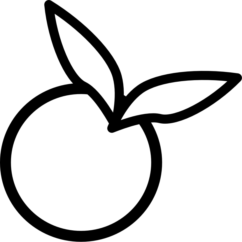 830x830 Orange Clip Art