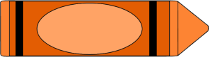 300x82 Orange Crayon Clip Art