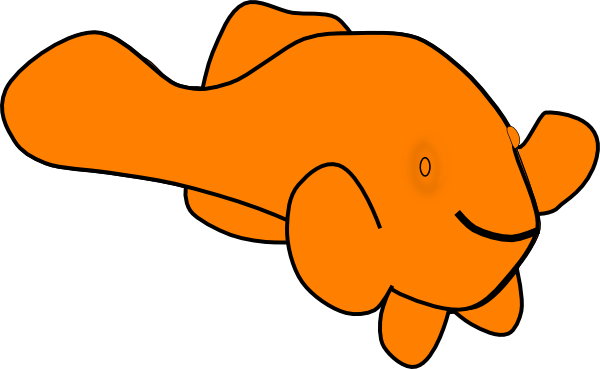 600x369 Orange Fish Clip Art