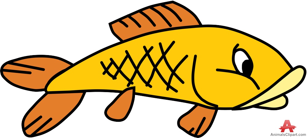 Orange Fish Clipart 