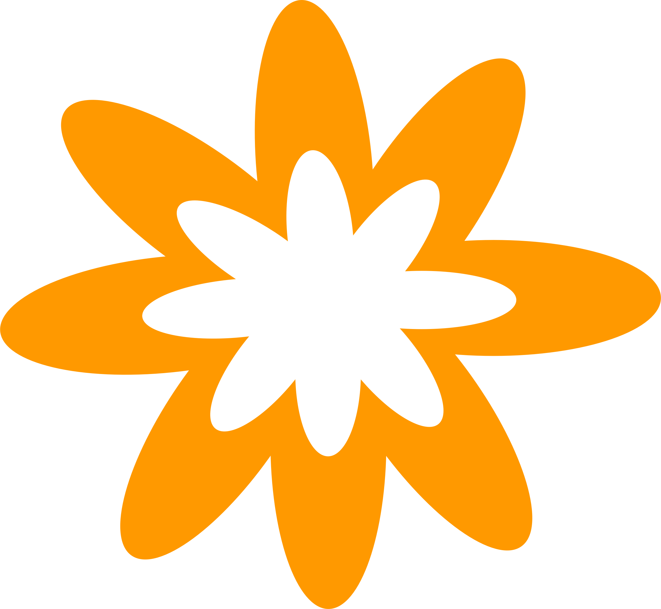 2292x2112 Orange Flower Clipart Tiny Flower