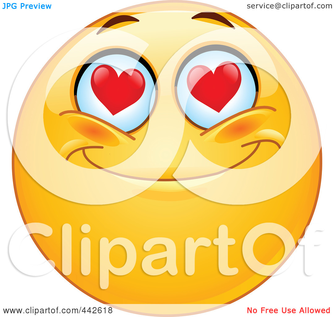 1080x1024 Eyes With Hearts Clipart