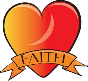 300x277 Faith Heart Clipart Image
