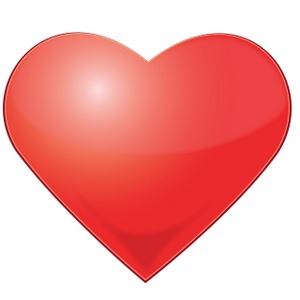 300x300 Clip Art Red Heart Clipart Panda