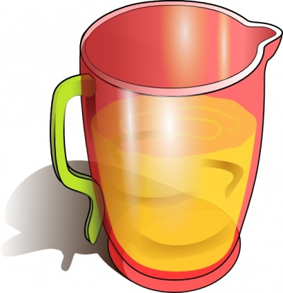 410x425 Juice Pitcher Clipart