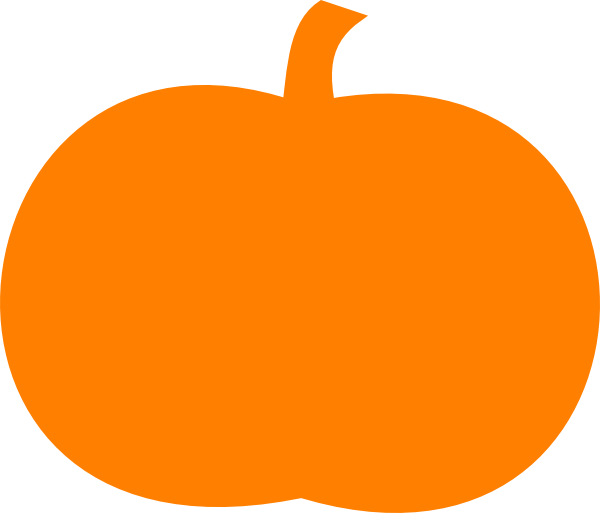 600x513 Orange Pumpkin Clip Art
