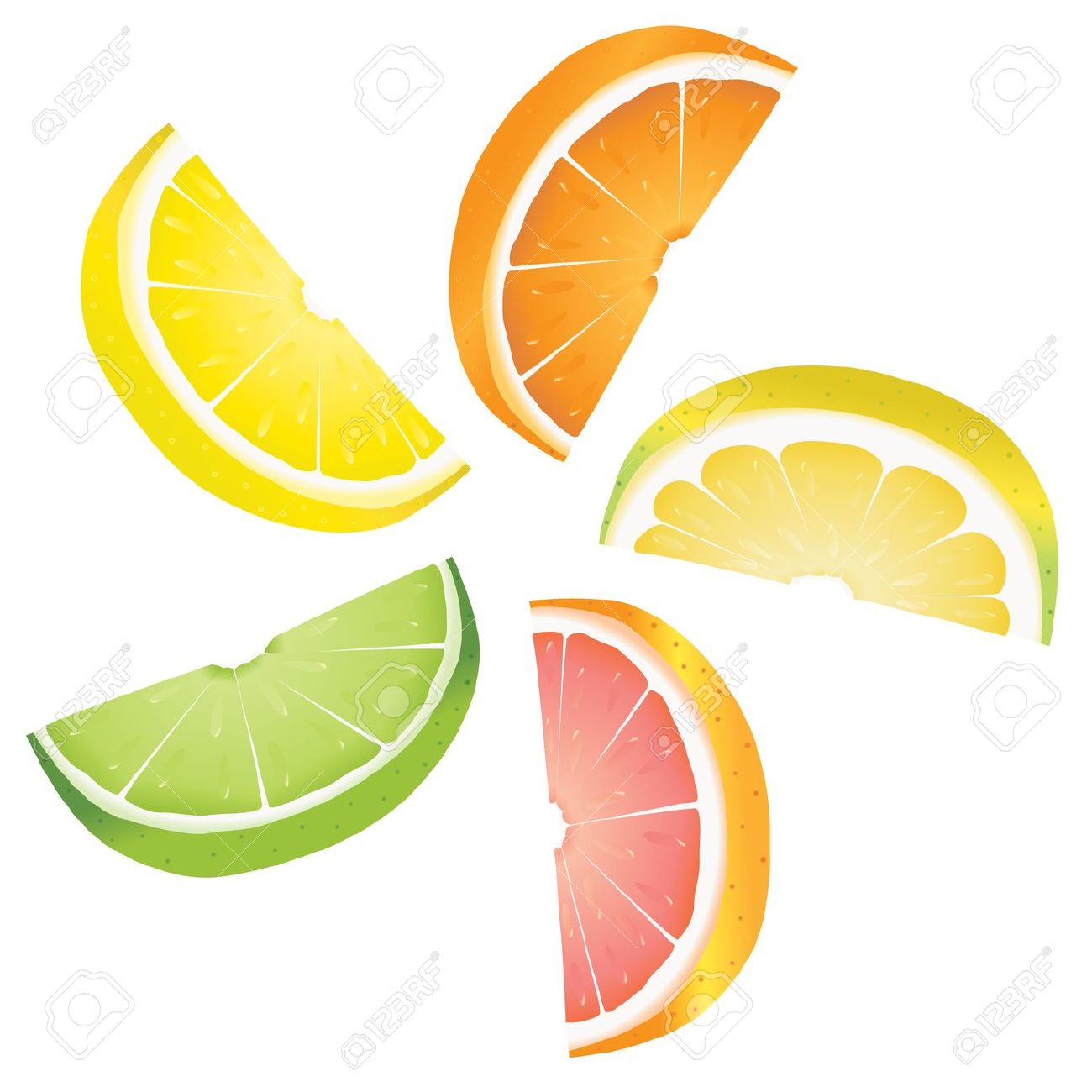 1300x1300 Lemon Clipart Orange Slice