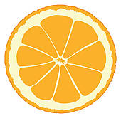 170x170 Orange Slice Clip Art