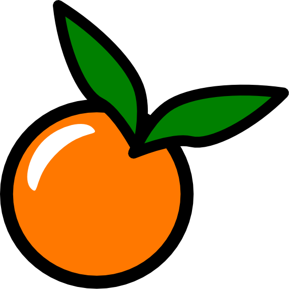 569x569 Orange Slice Clipart