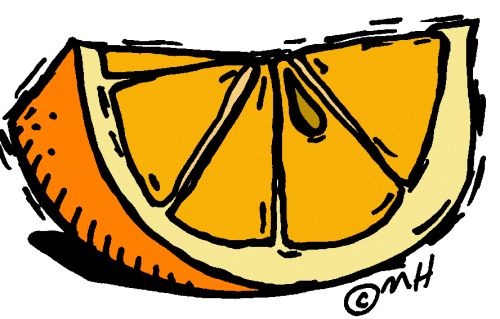 500x319 Orange Slices Clip Art