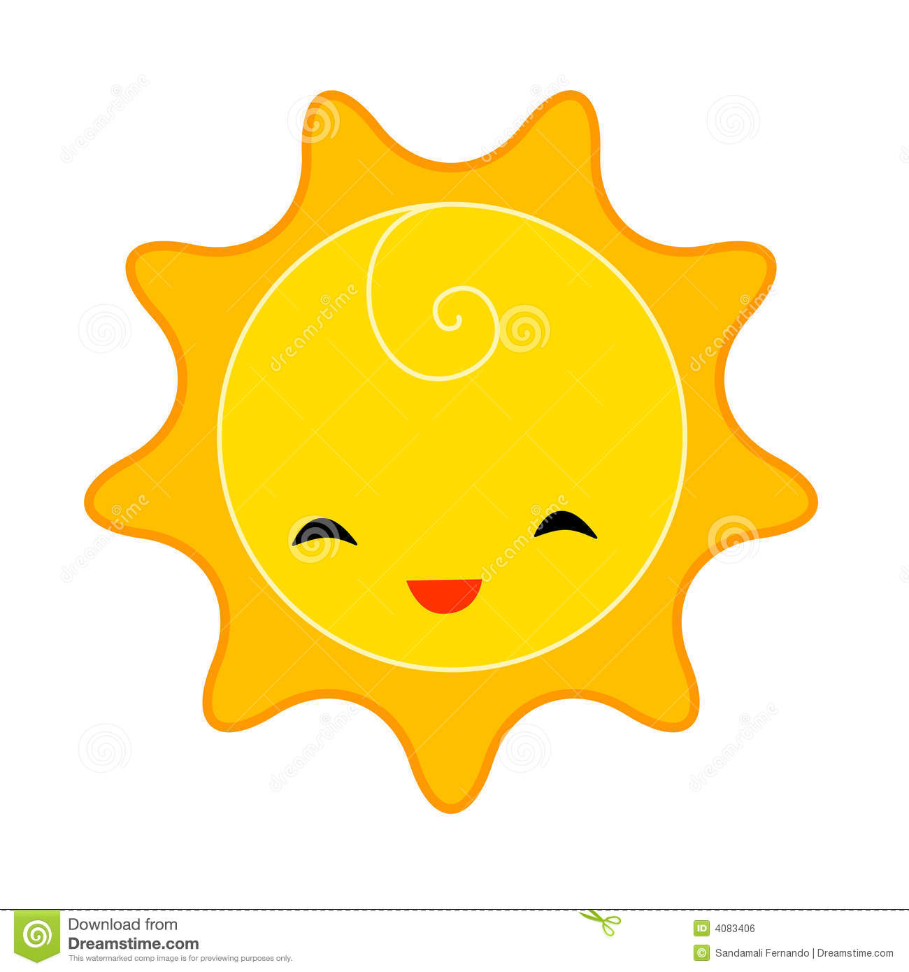 Orange Sun Clipart | Free download on ClipArtMag