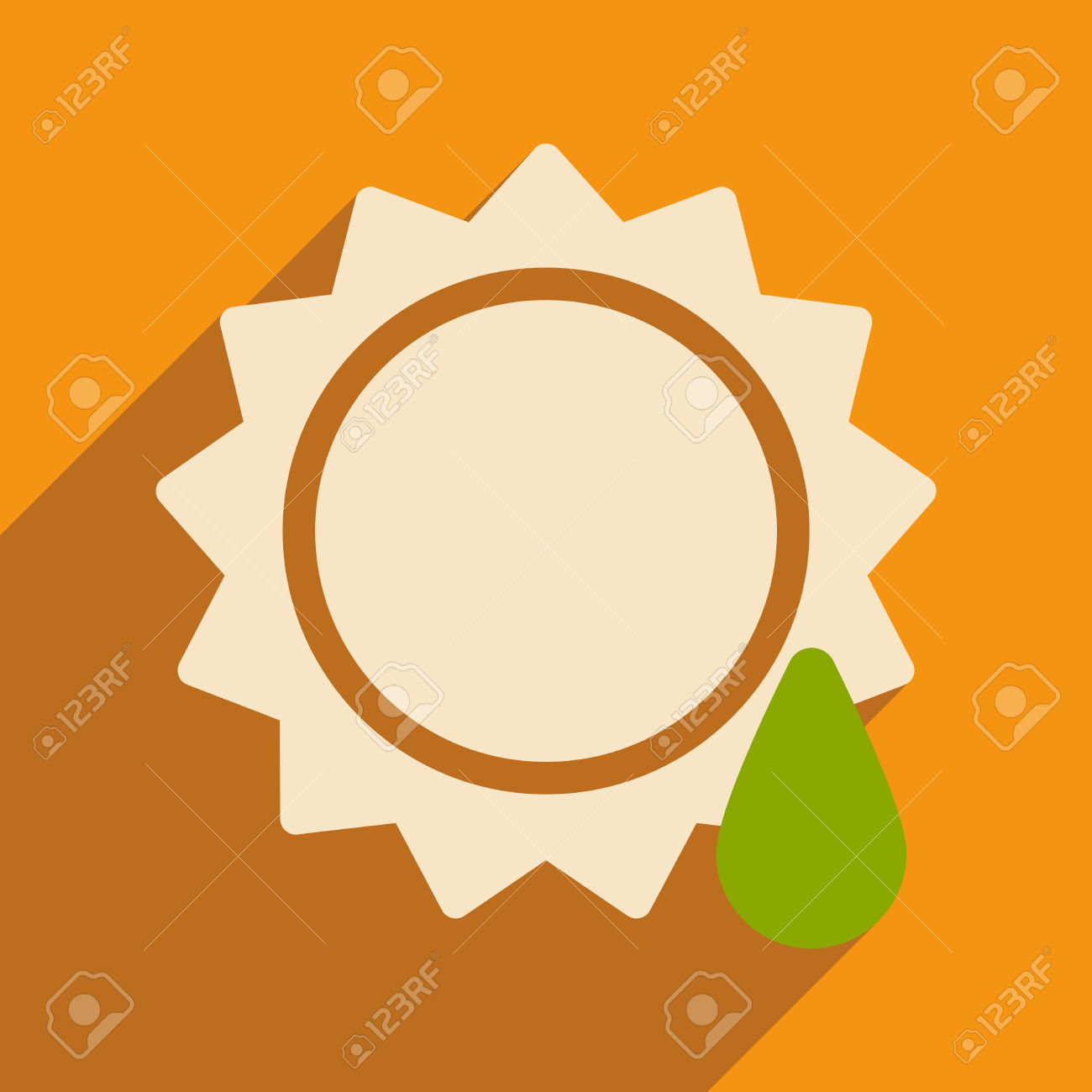 1300x1300 Drop Orange Sun Clipart