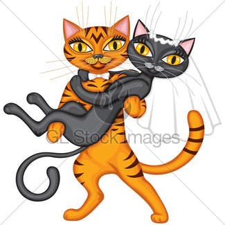 325x325 Tabby Cat Gives Heart Gl Stock Images