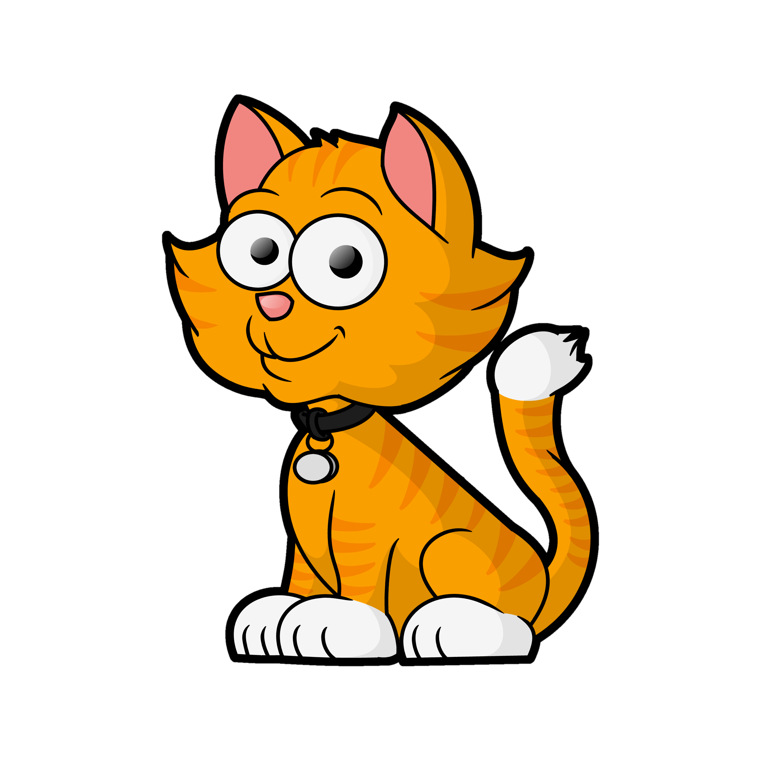 2500x2500 Tabby Cat Clipart Animated