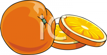 350x182 Royalty Free Orange Clip Art, Food Clipart