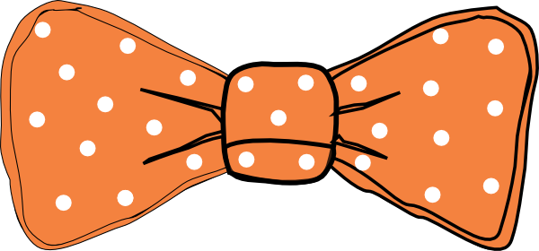 600x280 Clip Art Orange Bows Clipart Kid 2