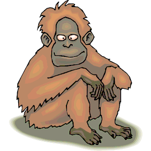 300x300 Top 97 Orangutan Clipart