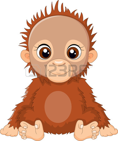 377x450 Orangutan Clip Art