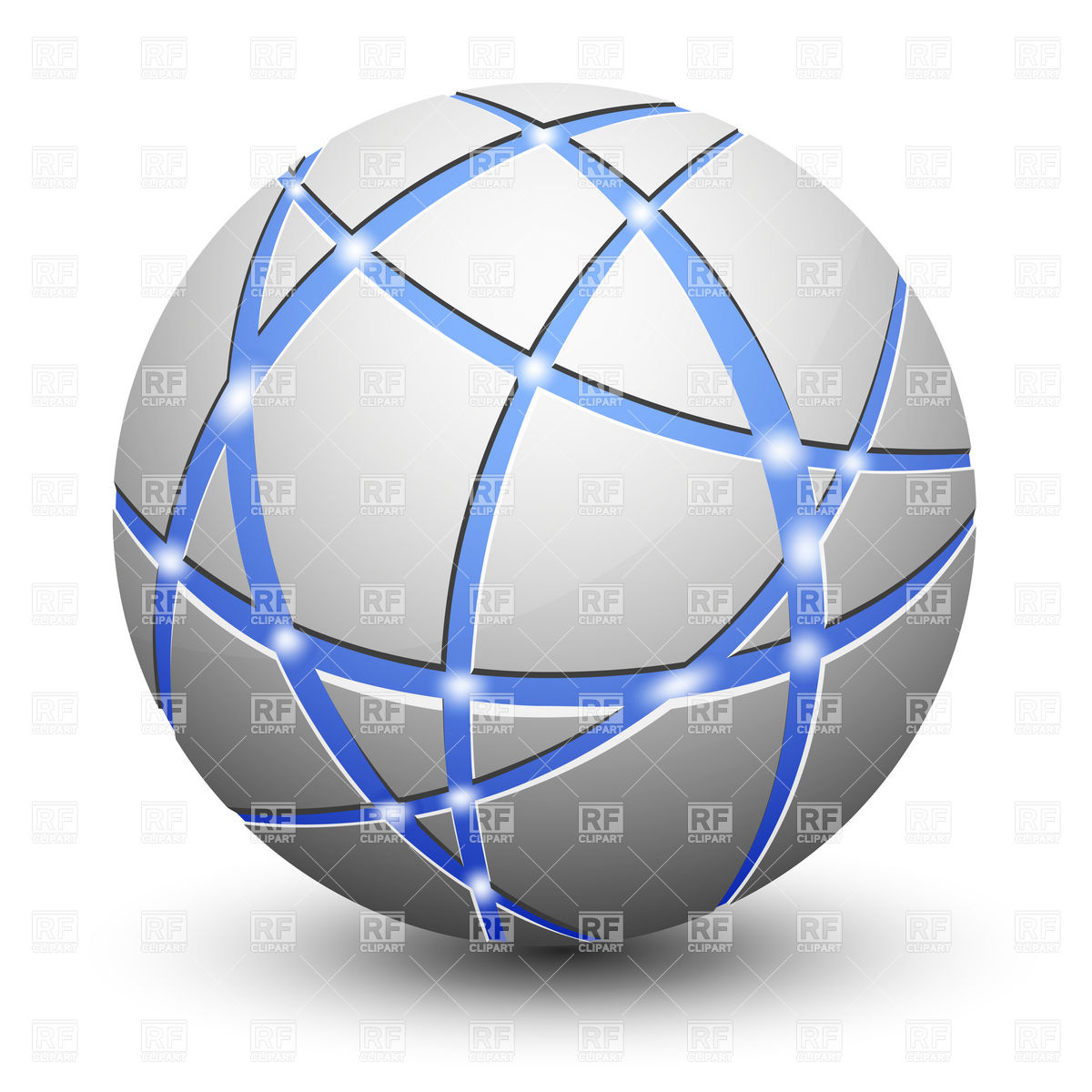 1200x1200 Abstract Globe Icon With Orbits