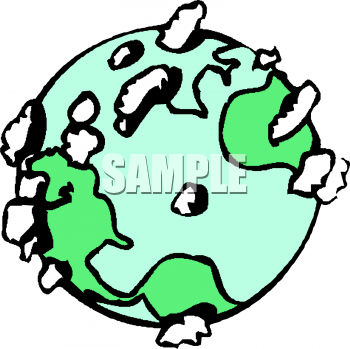 350x349 Transparent World Globe Clipart