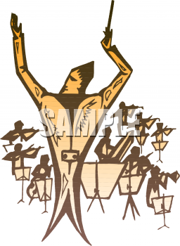 256x350 Symphony Orchestra Clipart