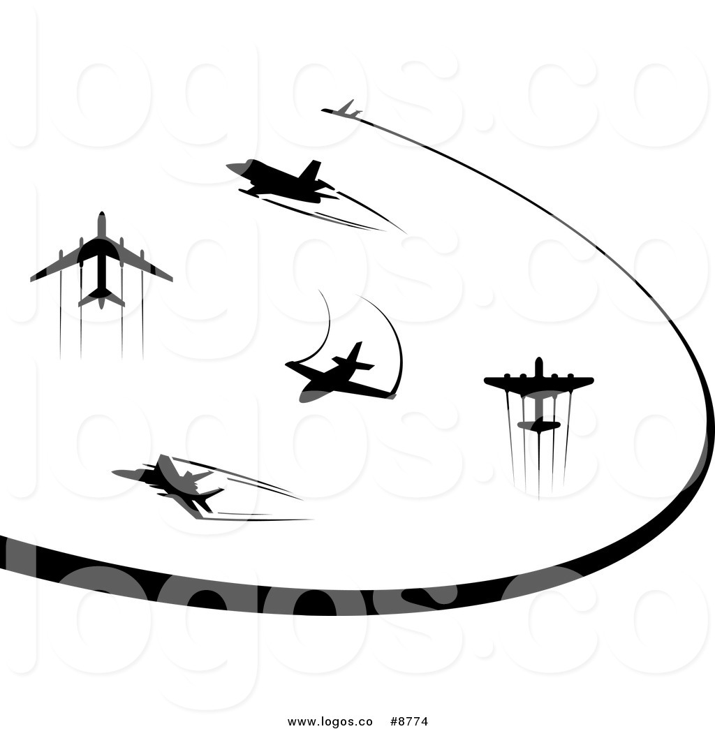1024x1044 Airplane Trail Clipart