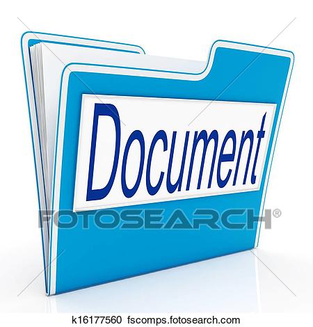 450x470 Stock Illustrations Of Document On File Means Organizing