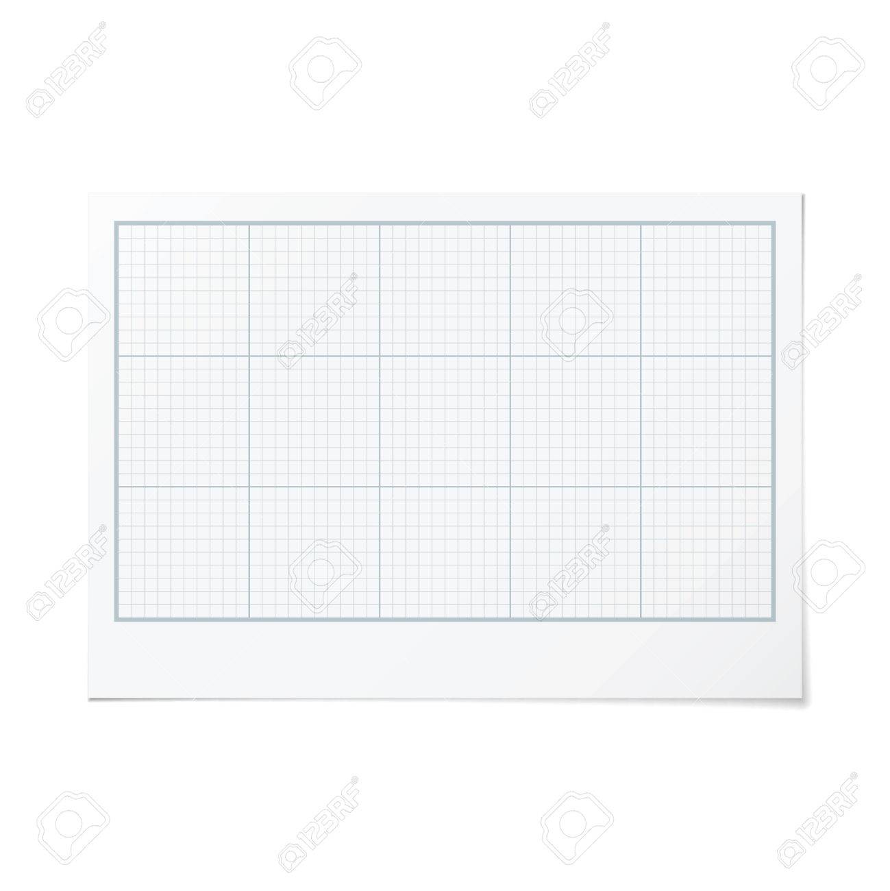 1299x1300 Vector Landscape Orientation Engineering Graph Paper With 5