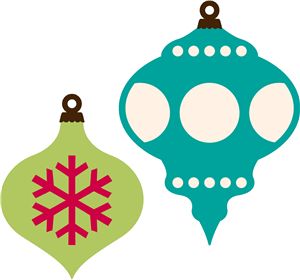 300x280 Retro Christmas Ornament Clip Art Merry Christmas Amp Happy New