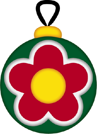 340x470 Unique Christmas Ornament Clipart