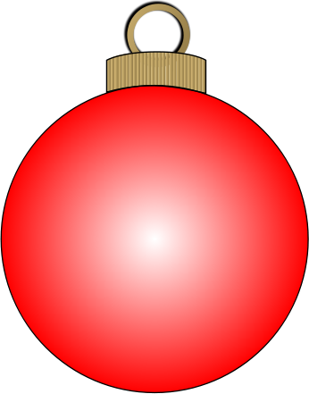 346x441 Christmas Ornament Clipart