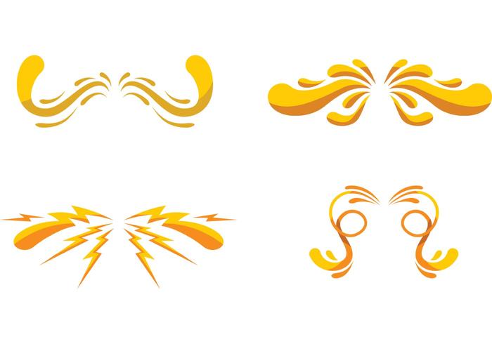 700x490 Gold Ornament Flourish Vectors