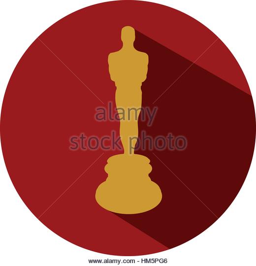 520x540 Oscar Statue Award Stock Vector Images