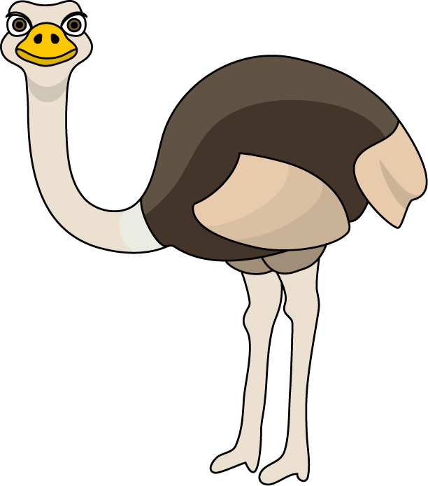 612x694 Top 92 Ostrich Clipart