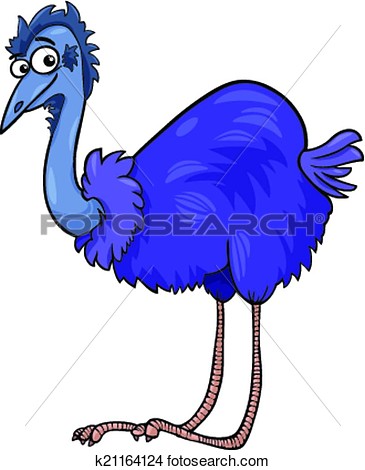 365x470 Ostrich Clip Art